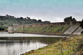 Roman Cornalvo dam Extremadura Spain. Pic 01