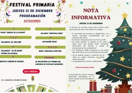 festival navidad primaria